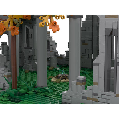 moc-148241 elleh church - elden ring building blocks set (2401pcs)