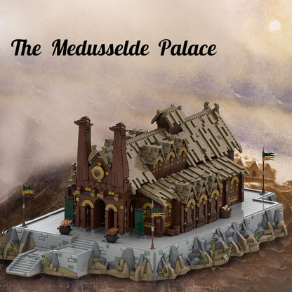 moc-62288 meduseld golden hall building blocks set