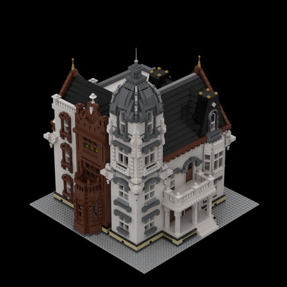 suburban residence building block set(7407pcs)