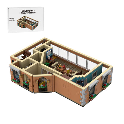 moc-98838 sitcomplex - the jeffersons part11 building blocks set(946pcs）