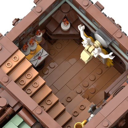 MOC-263858 Medieval Craftsman's Woodwright Workshop Building Blocks