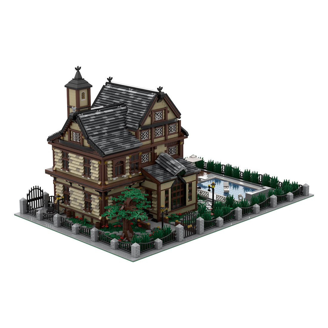 leisure club model architectural street scene building blocks by soar brick
