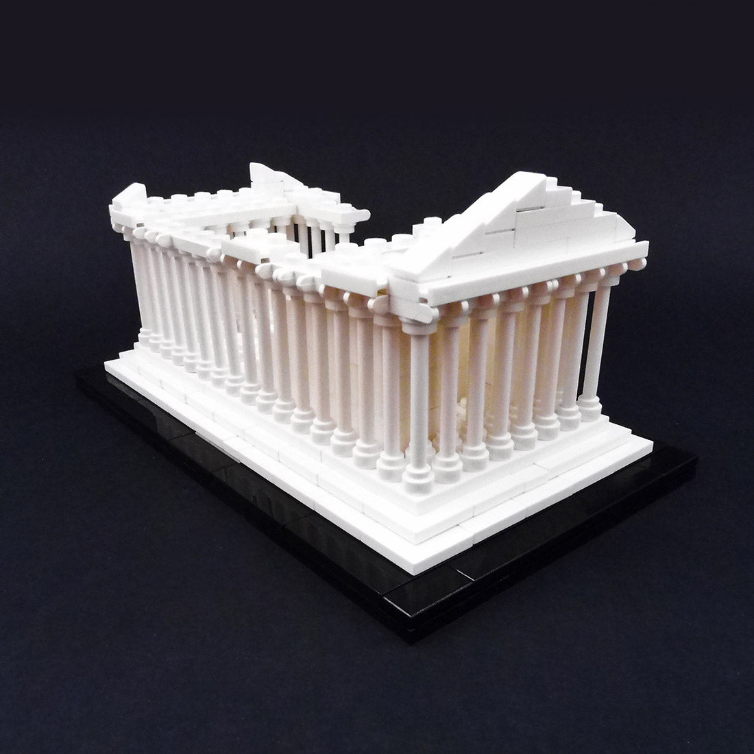 moc parthenon temple model building kit(255pcs)
