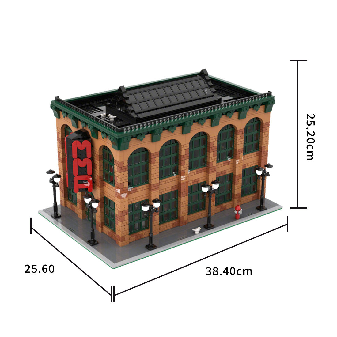 moc-203141 mixed martial arts gym building blocks set (4659pcs)