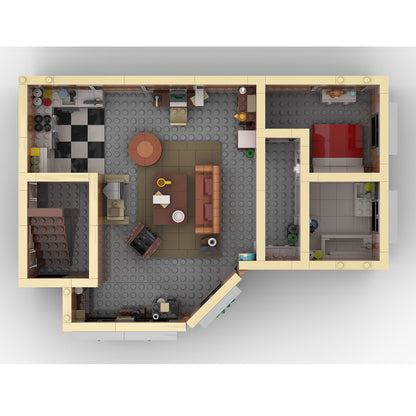 SitComplex 11-Story City Apartment Building Blocks by BrickArtisan