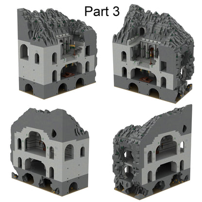 moc-38478 helm's deep building blocks set (15775pcs)