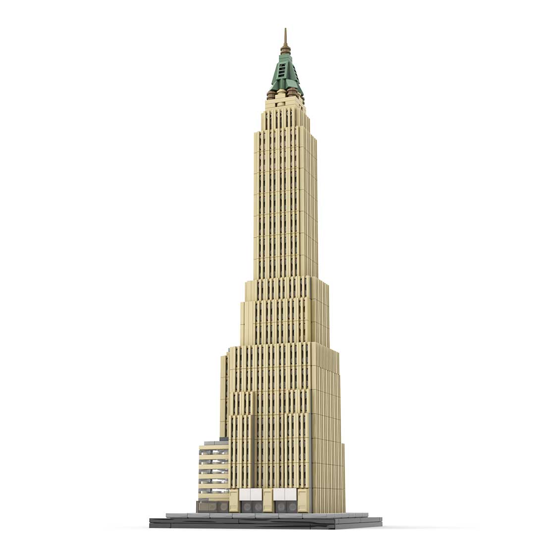 moc-130597 1/800 scale new york famous landmark street scene building blocks set (923pcs)
