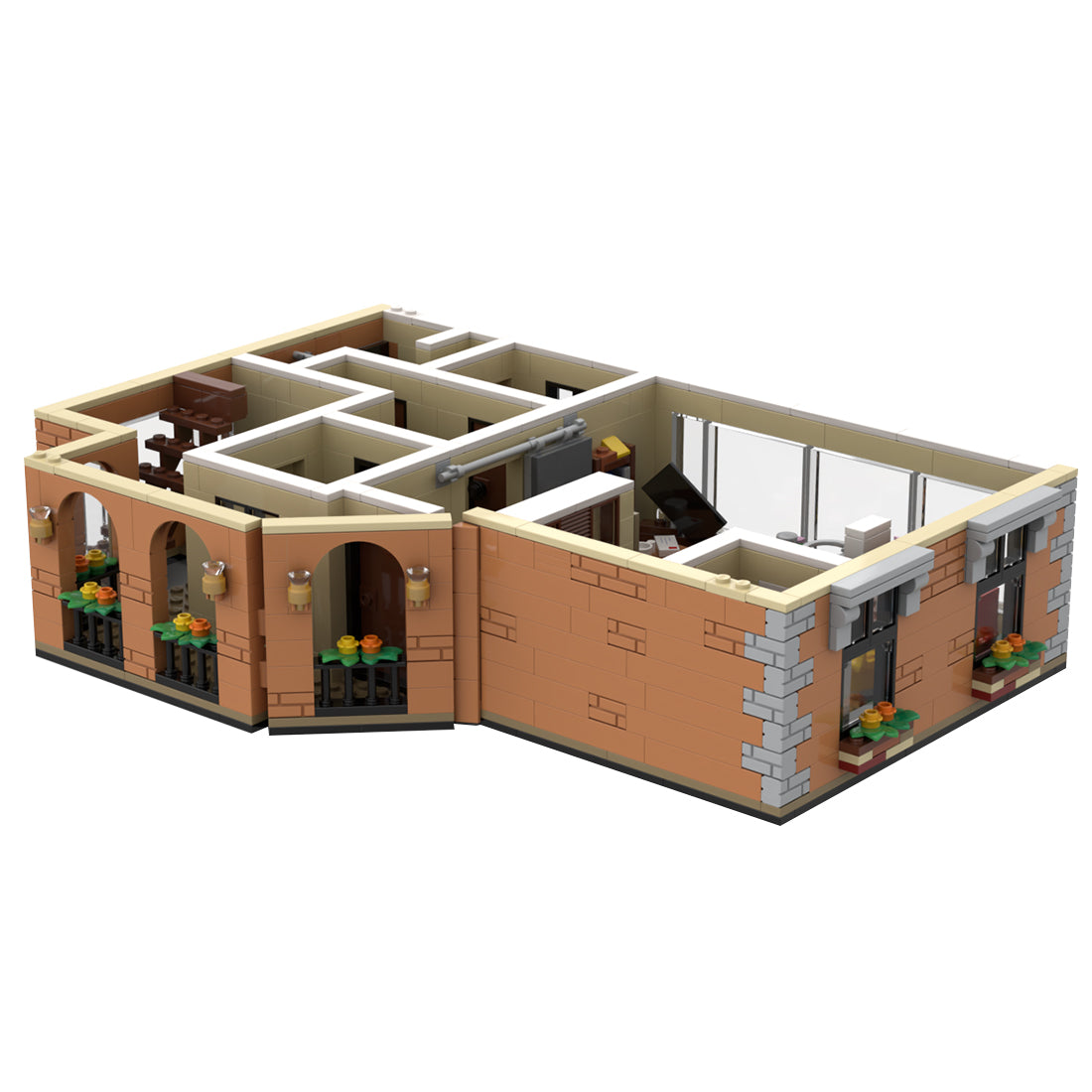 moc-89631 sitcomplex-new girl building blocks set (900pcs)