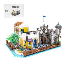moc-108172 medieval pirate themed town building block sets (3897pcs)