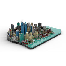 MOC-221106 1/2000 Scale Manhattan Downtown Financial District Architecture Building Blocks Set (10523PCS) by Taters
