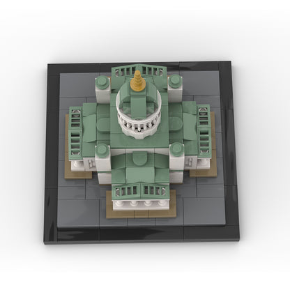 moc-191359 finland helsinki cathedral building blocks set(276pcs)