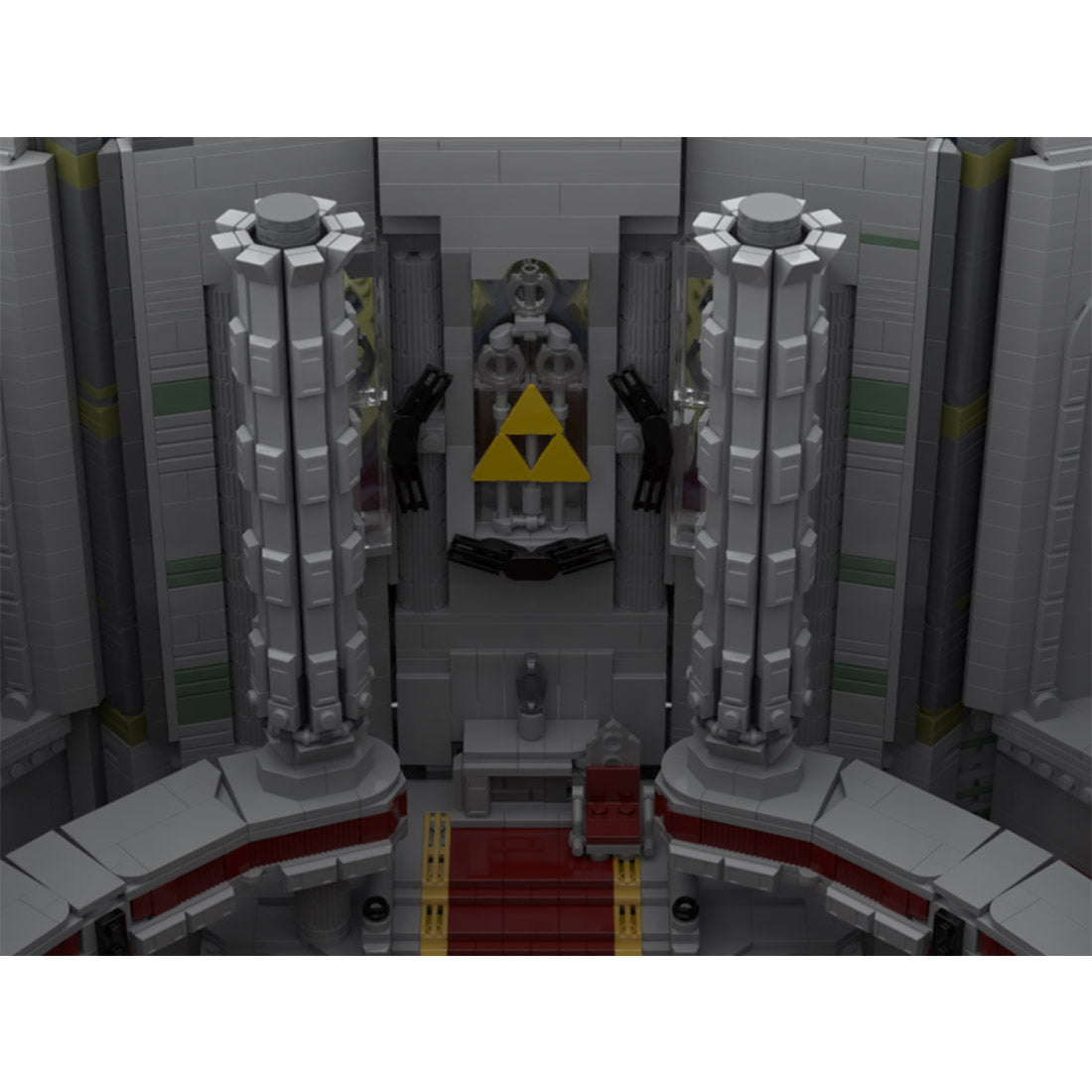 moc-161243 hyrule castle building blocks set – zelda tears of the kingdom giant moc model (47821pcs)