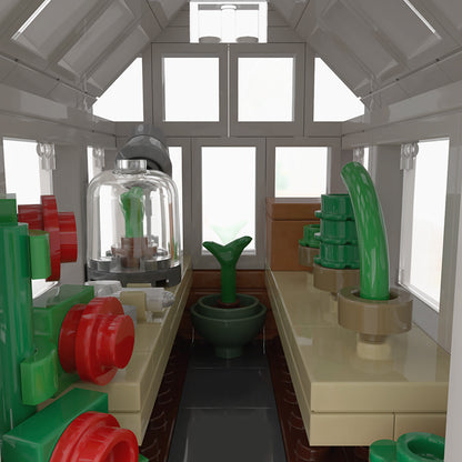 moc-194436 victorian greenhouse building blocks set(403pcs)