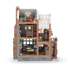 moc-228435 winter modular building blocks christmas snow street scene model set (1841pcs)