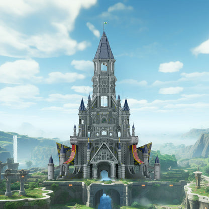 moc-161243 hyrule castle building blocks set – zelda tears of the kingdom giant moc model (47821pcs)