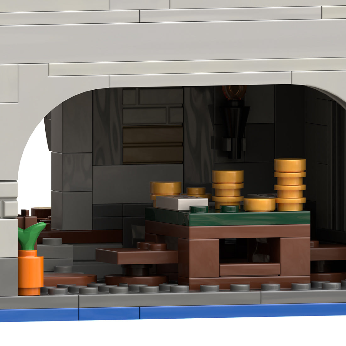 MOC-269330 Medieval Black Falcon's Outpost Castle Building Block