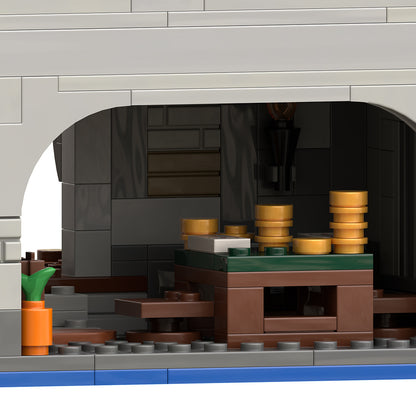 MOC-269330 Medieval Black Falcon's Outpost Castle Building Block