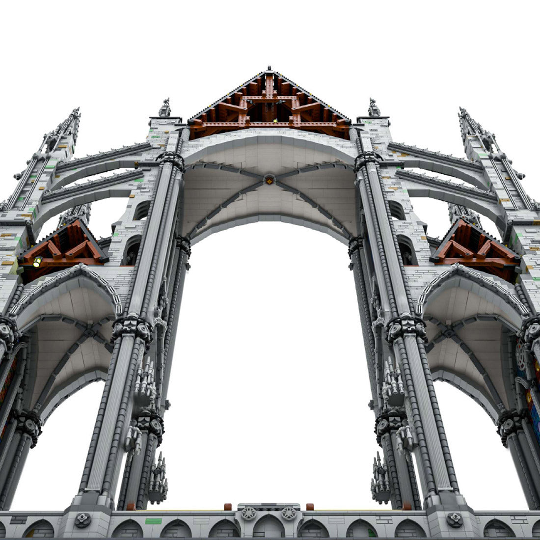 moc-172185 1:42 gothic cathedral cross-section model building blocks set