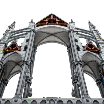 moc-172185 1:42 gothic cathedral cross-section model building blocks set