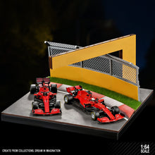1/64 scale racing corner diorama race track display scene