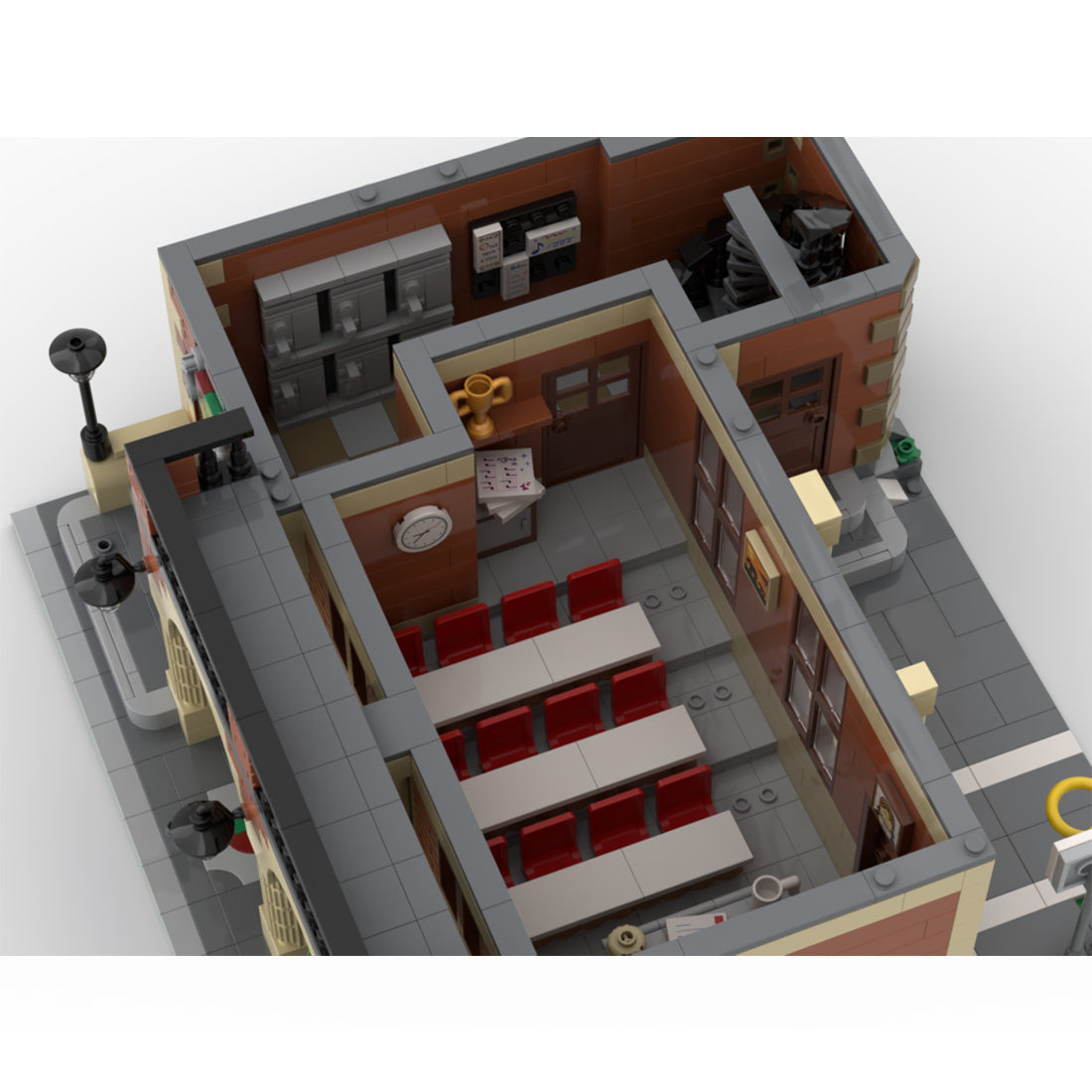 British University Academic Building MOC-234314 front view