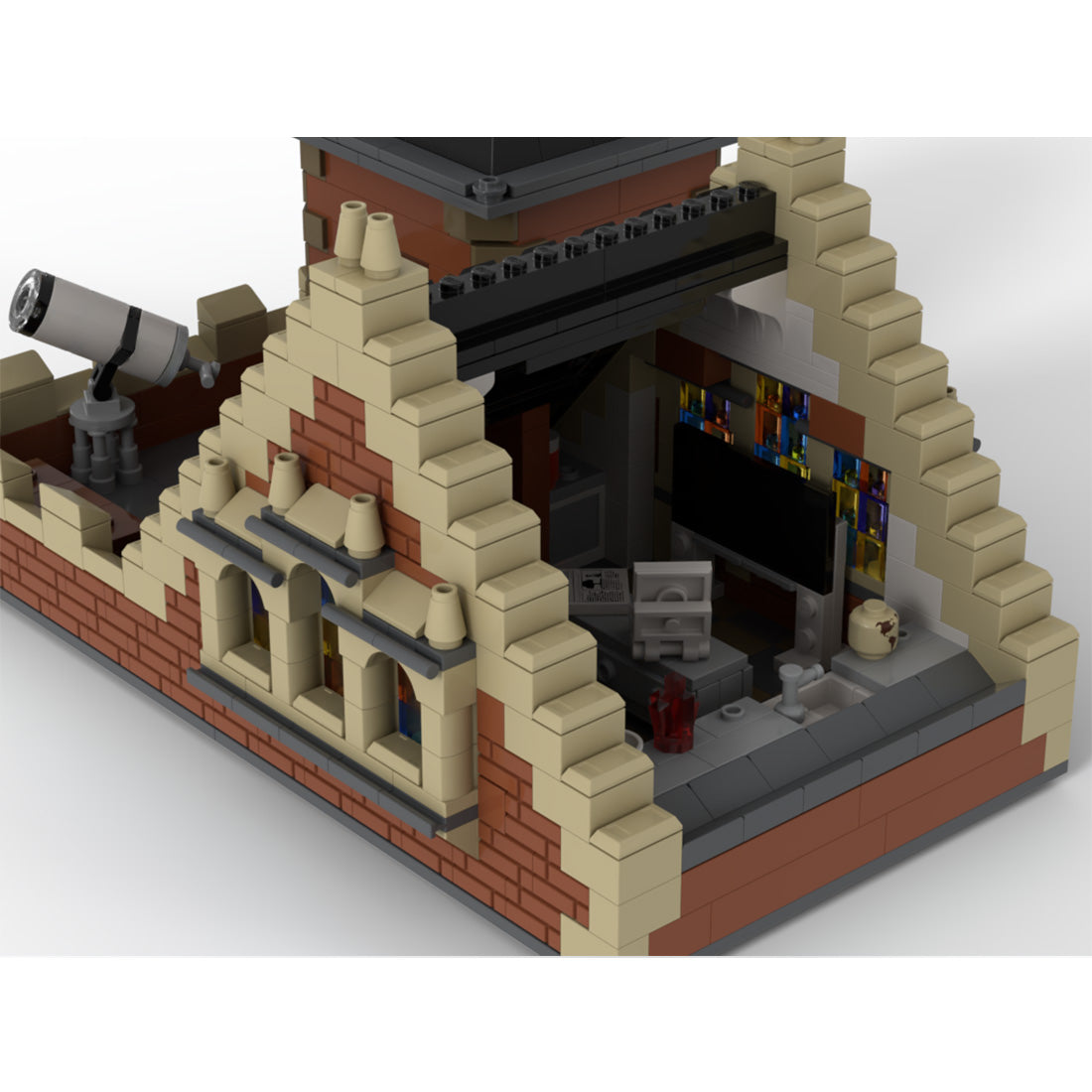 British architecture building block set