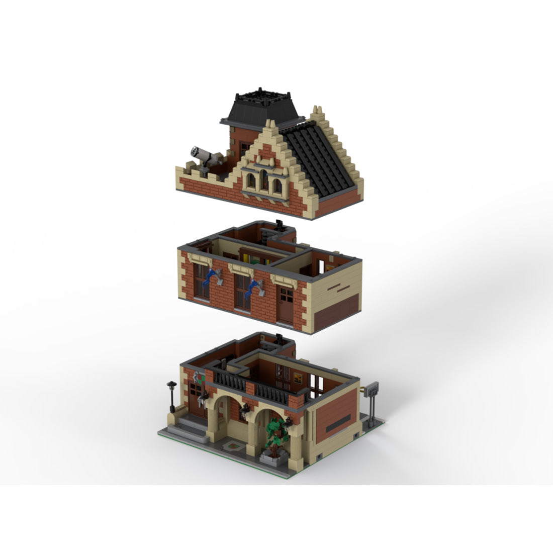 British architecture building blocks