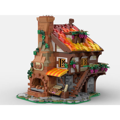 Dragon Breath Bakery Building Blocks 2288 Pieces Fantasy Set