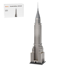 moc-256614 1/200 scale chrysler building blocks set (11764pcs)