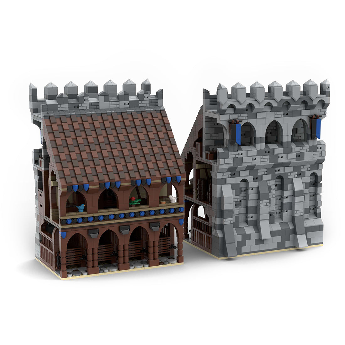 moc-131299 medieval castle building blocks set (112644pcs)