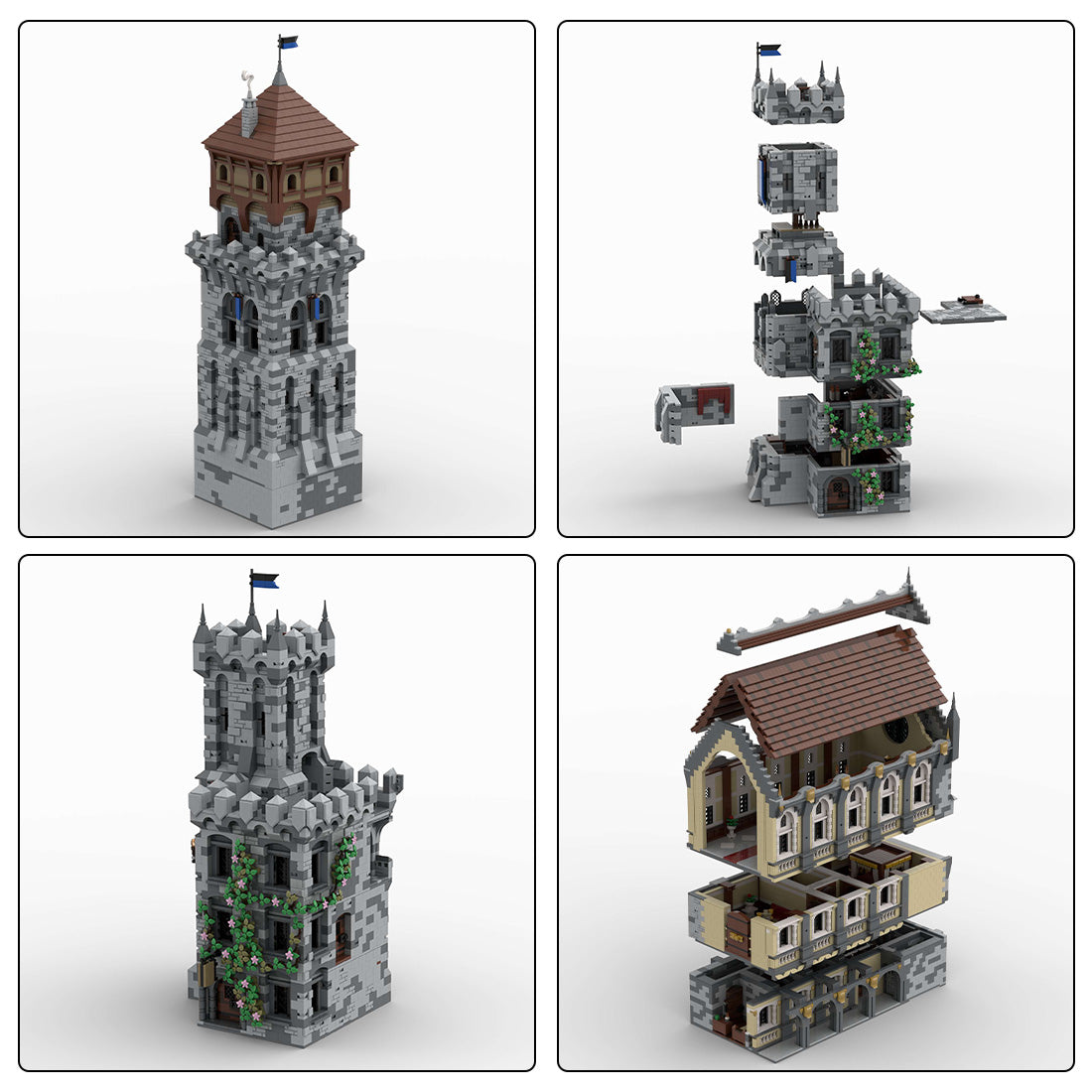 moc-131299 medieval castle building blocks set (112644pcs)