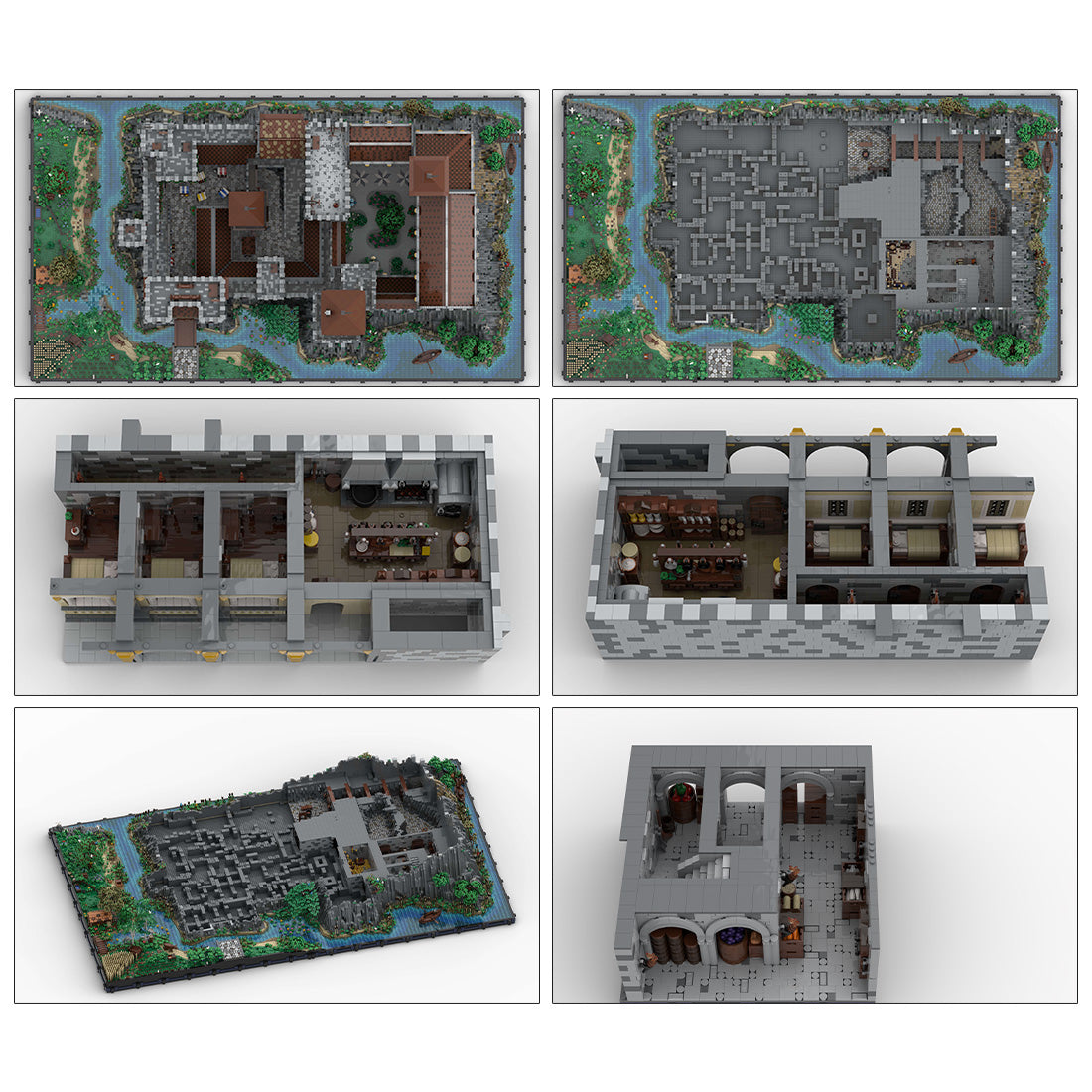 moc-131299 medieval castle building blocks set (112644pcs)