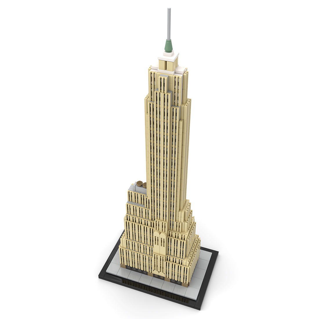 moc-149818 1/800 Scale new york city famous landmark building blocks set (742pcs)
