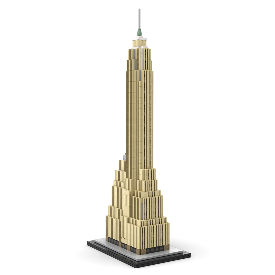 moc-149818 1/800 Scale new york city famous landmark building blocks set (742pcs)