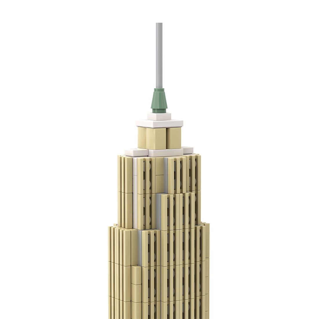 moc-149818 1/800 Scale new york city famous landmark building blocks set (742pcs)