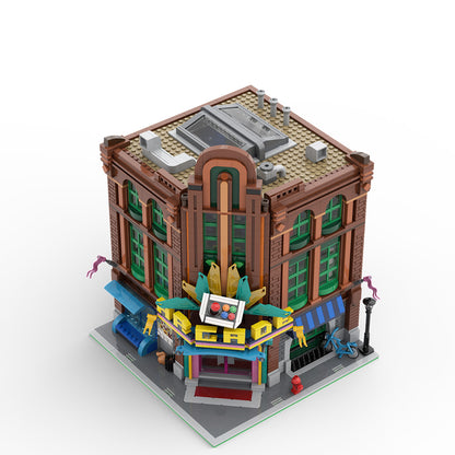 MOC-159975 Klassisches 80er-Jahre Arcade-Spielzimmer Bausteine