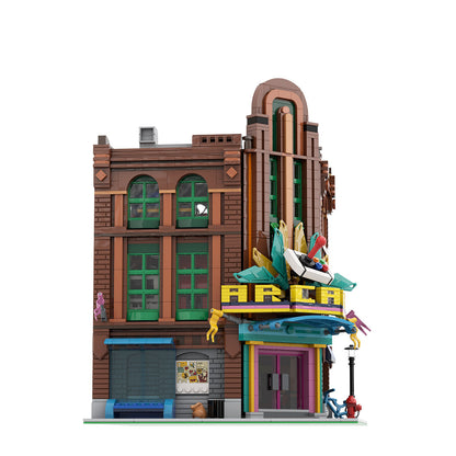 MOC-159975 Klassisches 80er-Jahre Arcade-Spielzimmer Bausteine