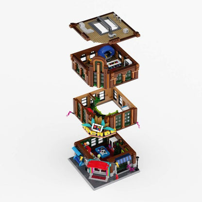 MOC-159975 Klassisches 80er-Jahre Arcade-Spielzimmer Bausteine