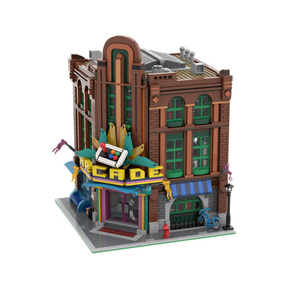 MOC-159975 Klassisches 80er-Jahre Arcade-Spielzimmer Bausteine