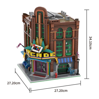 MOC-159975 Klassisches 80er-Jahre Arcade-Spielzimmer Bausteine