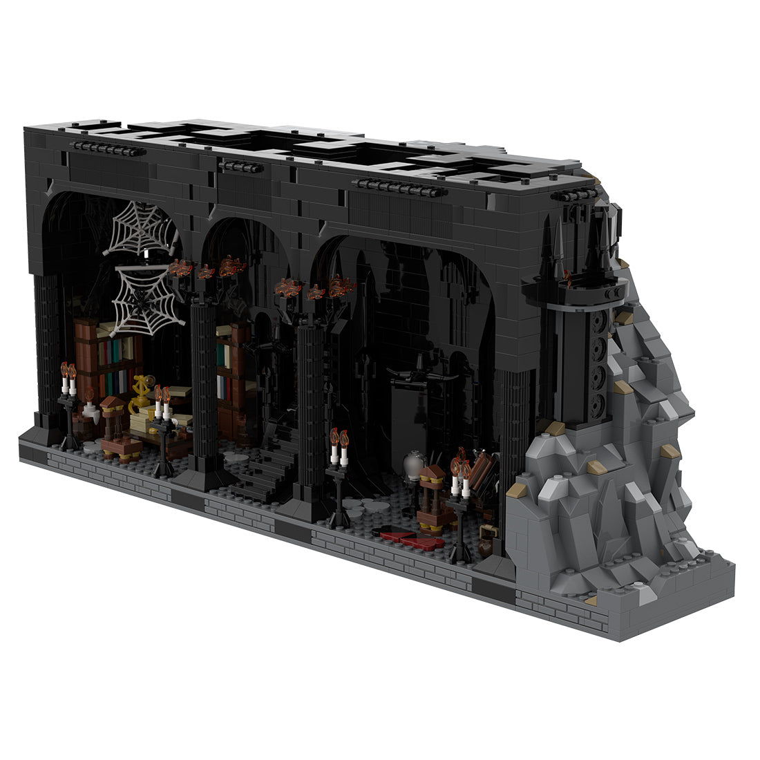 moc-164351 ucs barad-dur dark fortress building blocks set (17693pcs)