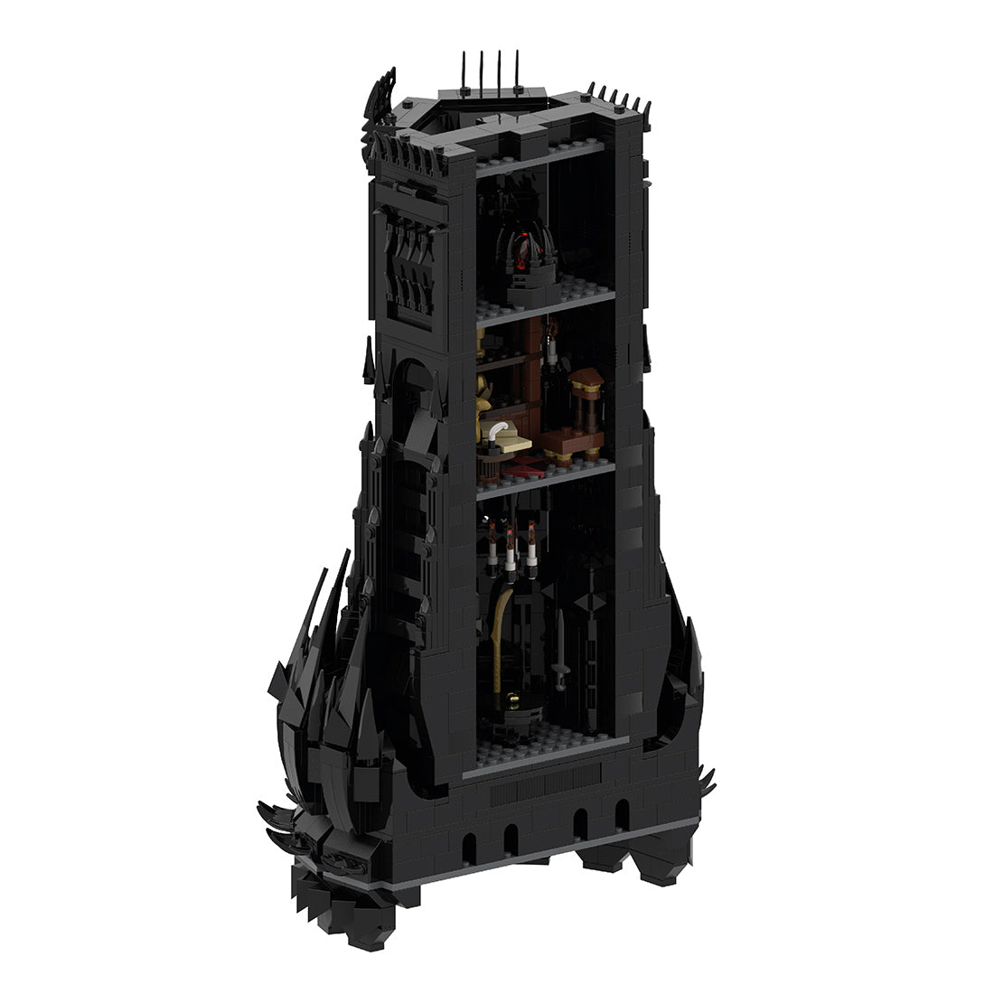 moc-164351 ucs barad-dur dark fortress building blocks set (17693pcs)