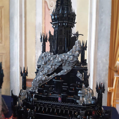 moc-164351 ucs barad-dur dark fortress building blocks set (17693pcs)