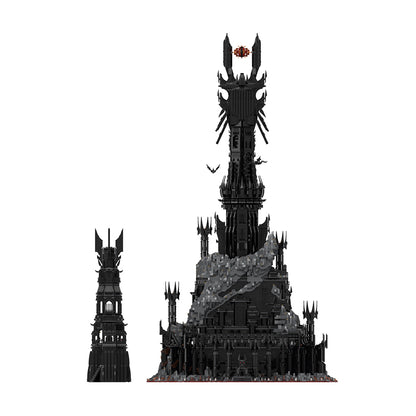 moc-164351 ucs barad-dur dark fortress building blocks set (17693pcs)