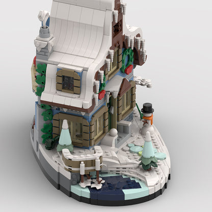 moc-165379 nordic winter house buidling blocks set (1812pcs)