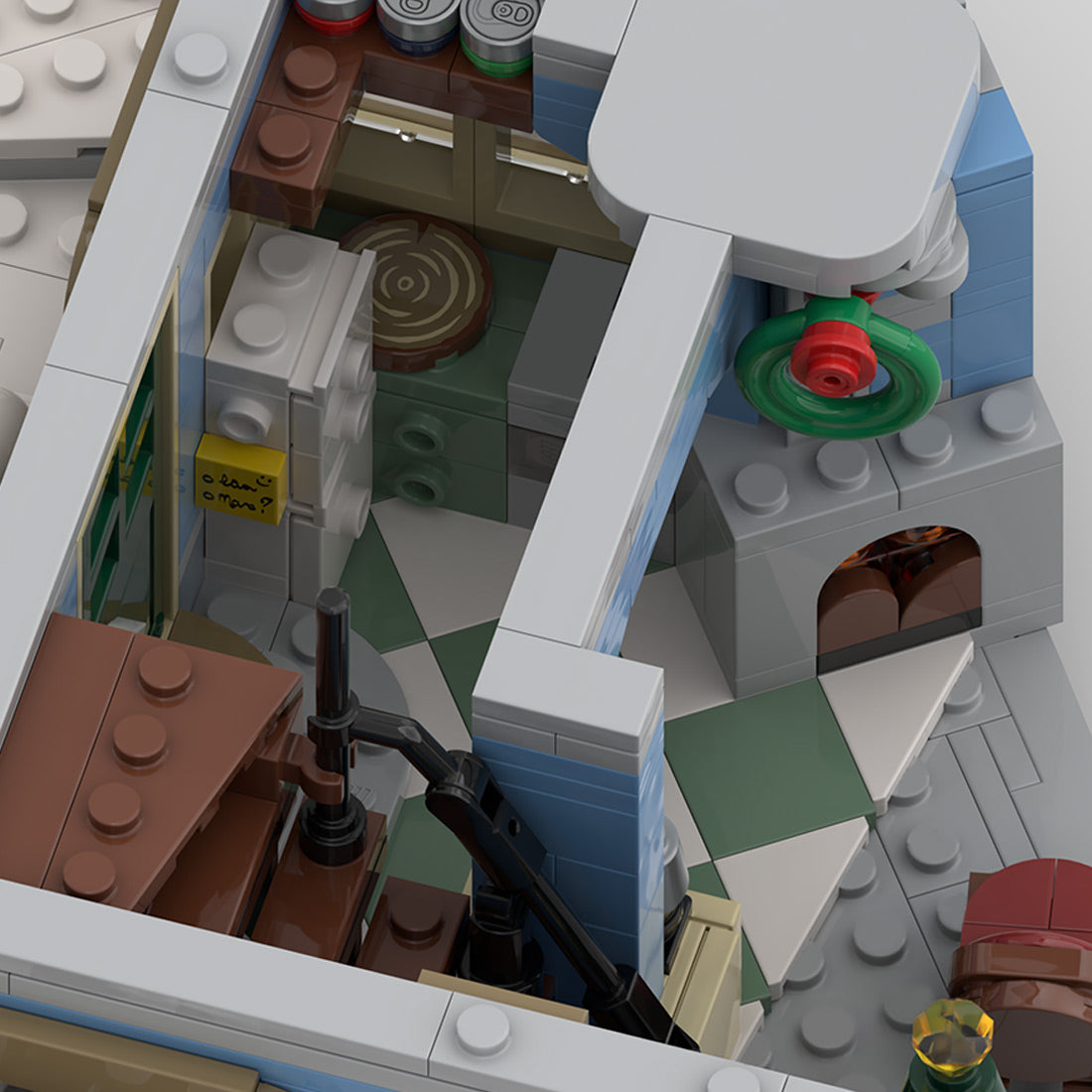 moc-165379 nordic winter house buidling blocks set (1812pcs)