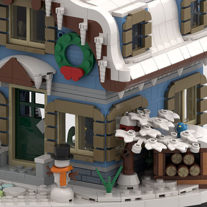 moc-165379 nordic winter house buidling blocks set (1812pcs)