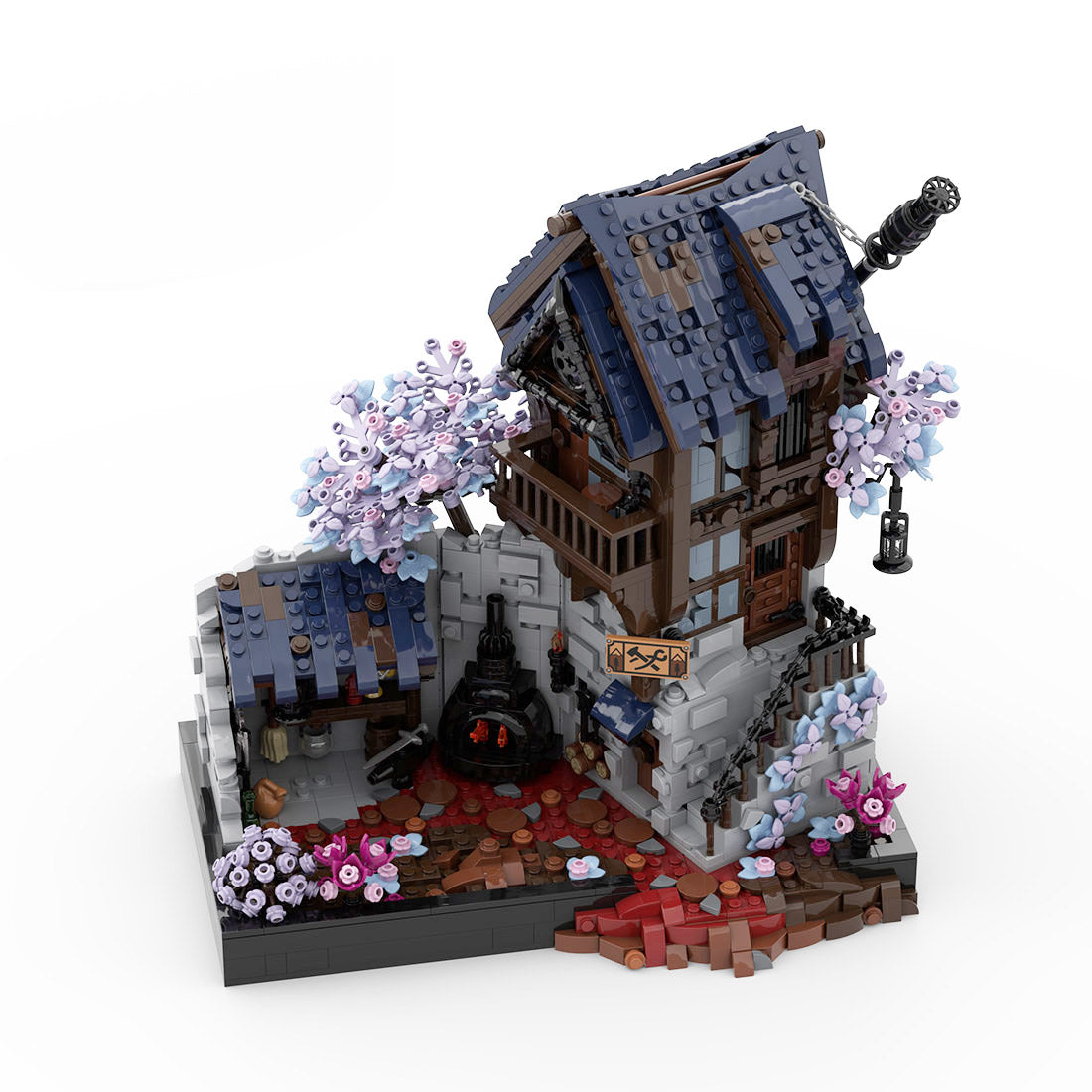 MOC-213181 Mittelalterliche Schmiede Bausteine