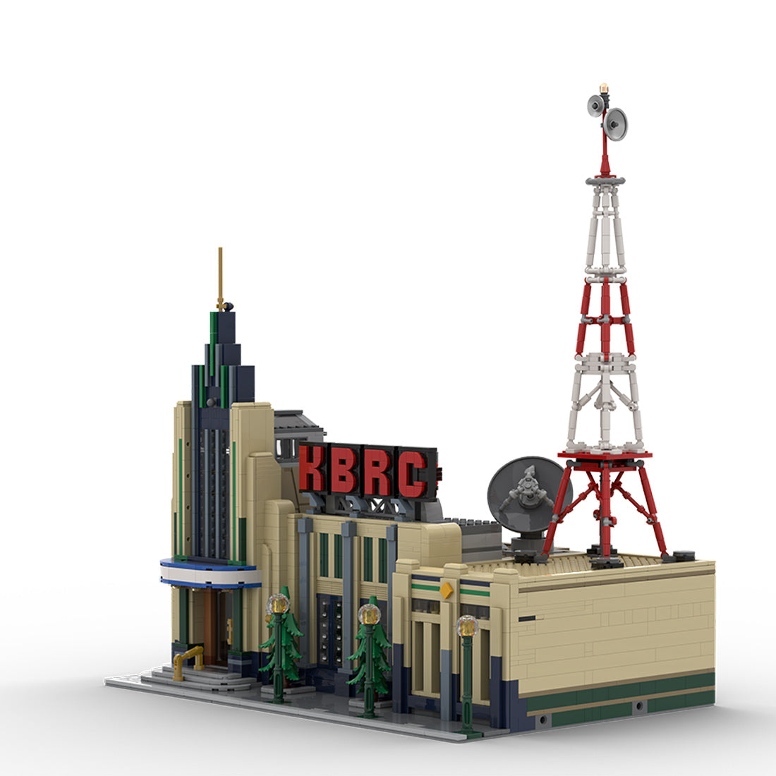 MOC-226314 Radiostation BRICK KBRC Bausteine