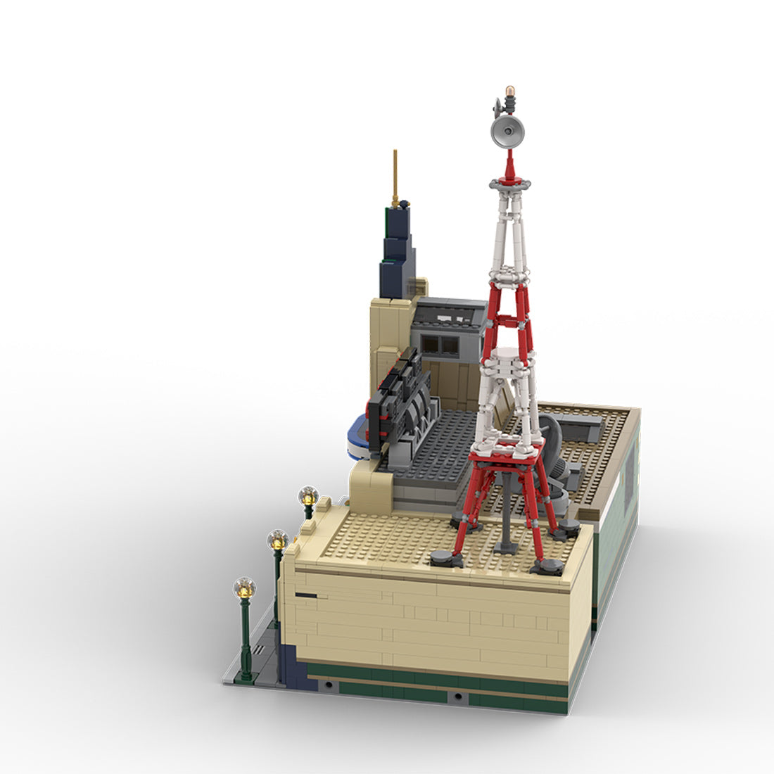 MOC-226314 Radiostation BRICK KBRC Bausteine